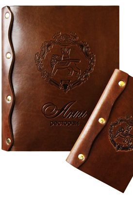 меню, папка меню, папка для счета <span style="font-weight: bold;">
МЕНЮ ИЗ ЭКОКОЖИ И ДЕРЕВА
</span>
